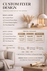 Custom Marketing Flyer Design – Digital Download – Professional & High-Impact