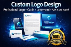 Custom Logo Design | Professional Business Logo + Branding, Cards, Letterhead