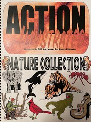 Screen Printing. Action Illustrated Nature Collection Photo Shop & Corel Draw
