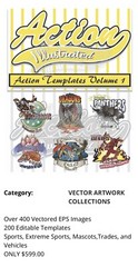 Screen Printing. Action Illustrated Action Temp. Vol 1 Photo Shop & Corel Draw