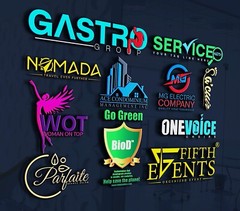 Custom Logo Designs + Logo Design + Free Unlimited Revisions + Free Source Files