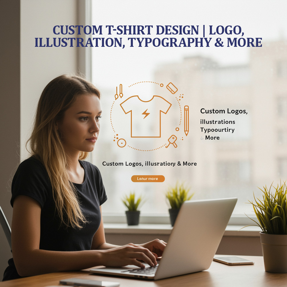 T-shirts design, logo design, other customization. eBay store logo, listing logo