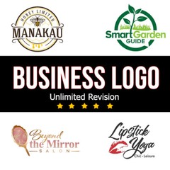 PROFESSIONAL CUSTOM LOGO DESIGN + BUSINESS LOGO+ UNLIMITED REVISION + GRAPHICS