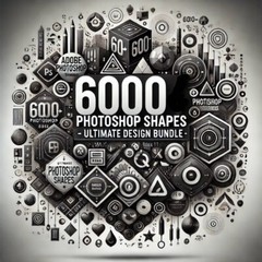 6,000 High-Quality Adobe Photoshop Shapes – Ultimate Collection for Designers