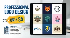 Professional Custom Logo Design for Businesses, Brands, Social Media & Startups