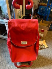 Homemade Gourmet storage bag Luggage with handle on wheels