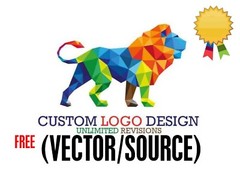 PROFESSIONAL CUSTOM LOGO DESIGN + UNLIMITED REVISION + SOURCE FILE