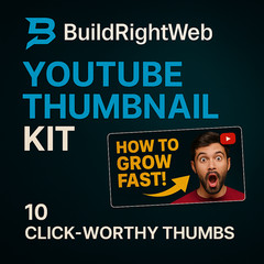 YouTube Thumbnail Kit (10 Click-Worthy Thumbs)