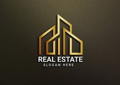 Logo Design Template For Real Estate, Construction, Renovation , Vector Logo
