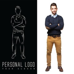 Personalized, Minimal Line Art Logo Design – SOURCE FILE – UNLIMITED REVISIONs