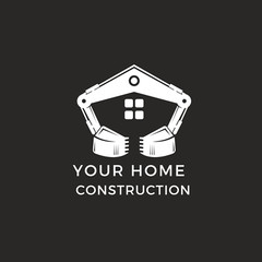 Custom Construction Company Logo, Building Company Logo, General Contractor Logo