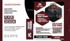 CUSTOM FLYER DESIGN Single/Double Sides DESIGN ONLY