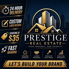 Real Estate Logo Design Template For Real Estate Business