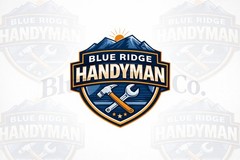 Blue Ridge Design Co. Modern Logo, Business Card & Banner Design, 3 Revisions