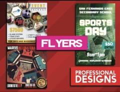 CUSTOM FLYER DESIGN Single/Double Sides DESIGN ONLY