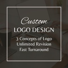3 Custom Logo Design Concepts with a Modern, Minimal & Professional Look for You