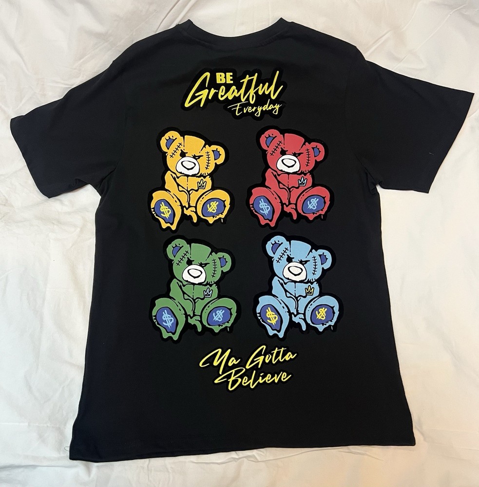 Custom Printed Bear T Shirt Brand „Super Massive „