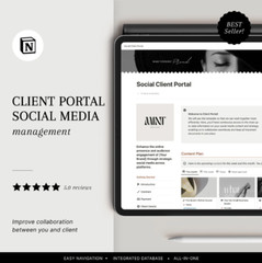 Notion Template Social Media Planner | Emailed to You