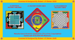 Digital Logo for 9th Dimension Military Chess (C) only No Copyrights included
