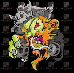 Pirate Cartoon Digital Design