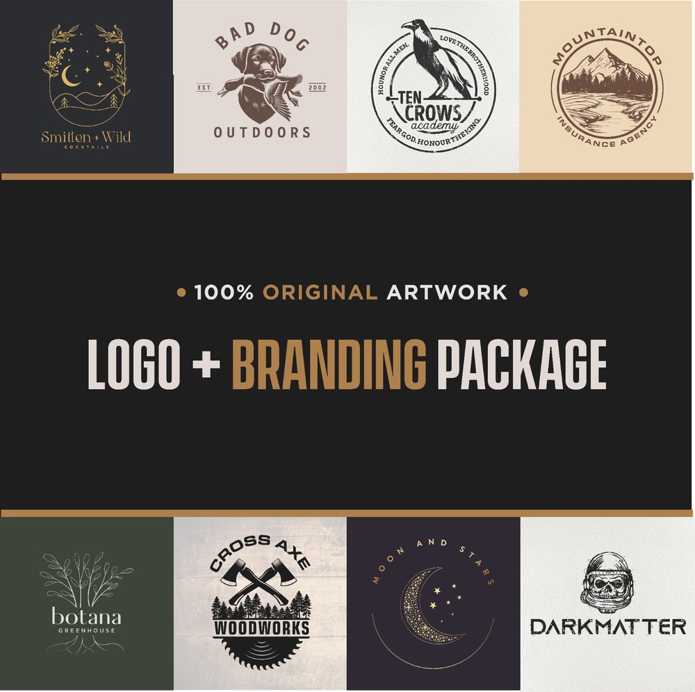 Custom Logo Design – with Unlimited Revisions – *FREE BUSINESS CARD DESIGN *