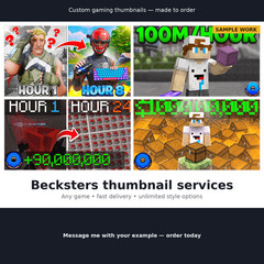 Professional Youtube Gaming Thumbnail