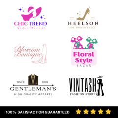 FASHION LOGO DESIGN – APPAREL LOGO- CLOTHING LOGO DESIGN + UNLIMITED REVISIONS