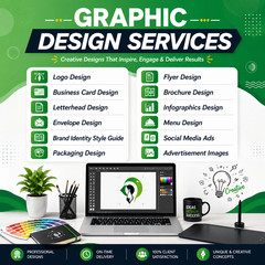 I Will Design Professional Logo, Flyer, Brochure & Social Media Posts