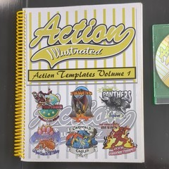 Action Illustrated Cartoon Logo Design Templates Volume 1 Book & CD
