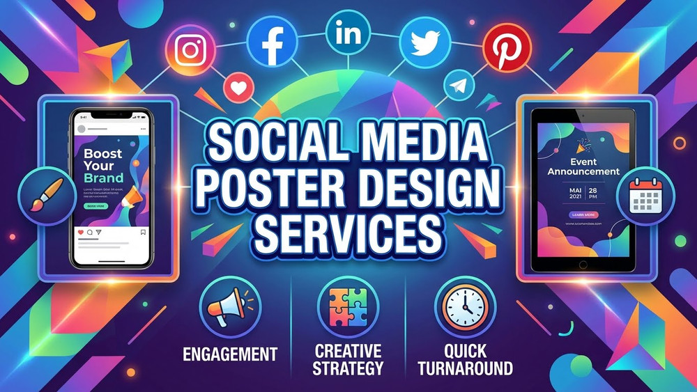 Professional Social Media Poster Design | 5 Posters