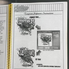 Action Illustrated Cartoon Logo Design Templates Volume 1 Book & CD