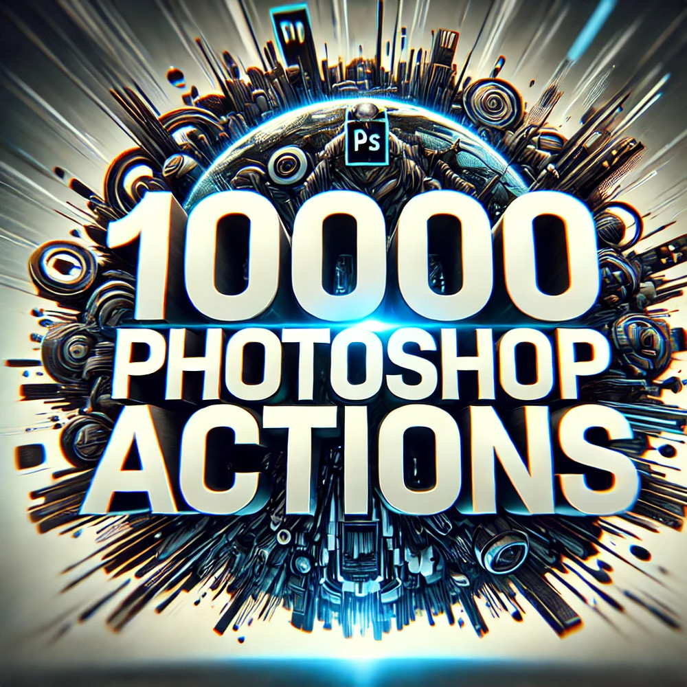 10.000+ Photoshop Actions Pack | Professional Photo Editing Presets