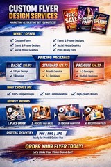 Custom Marketing Flyer Design Digital Download Only – Professional & High-Impact
