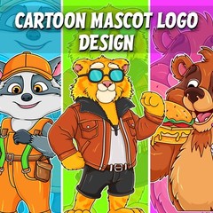 CUSTOM MASCOT LOGO , CARTOON LOGO DESIGN | UNLIMITED REVISIONS | SOURCE FILE