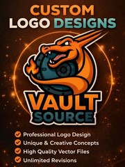 PROFESSIONAL CUSTOM LOGO DESIGN – UNLIMITED REVISIONS