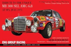 No.35 COMPLETE SET, INSPIRED BY 1969 MB 300 SEL AMG @ SPA1971 (Decals Only)